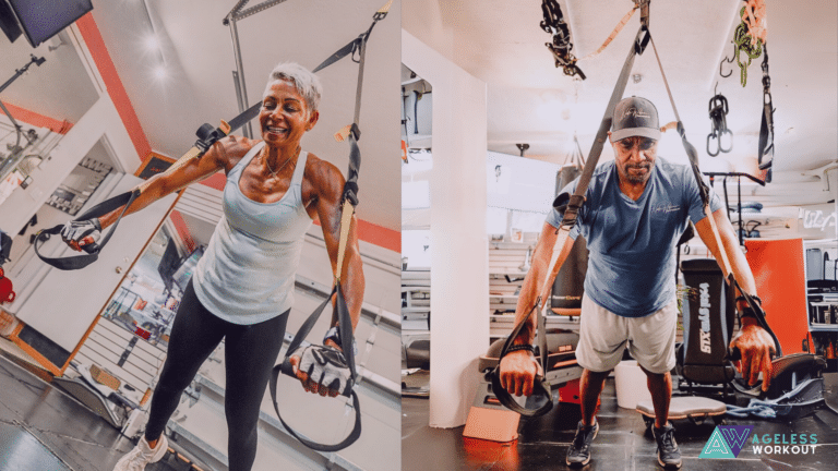 TRX Stretching Exercise with Nate Wilkins and Shebah Carfagna